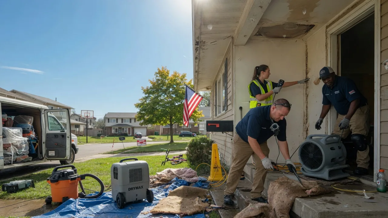 Water Damage Restoration in Bluffton, IN near me